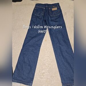 Wrangler Boys 14slim Blue Jeans